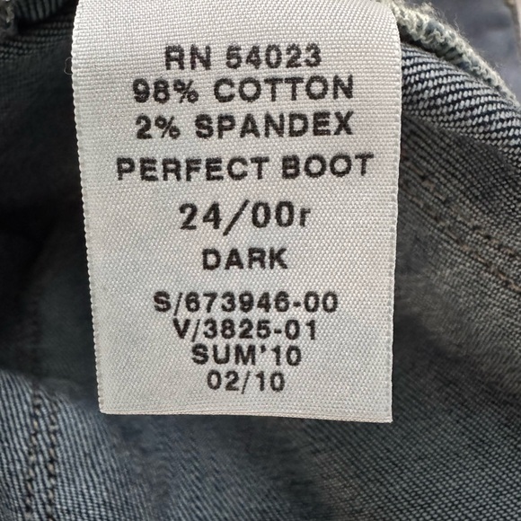 Gap 1969 Women's Dark Blue Jeans - Perfect Boot - Picture 5 of 5